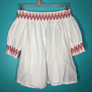 LISTICLE off the shoulder blouse